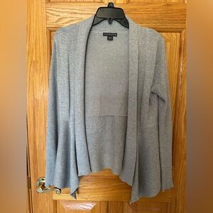 Covington Women’s Size Small Gray Knit Long Sleeve Cardigan Sweater
